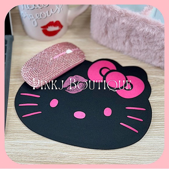 Hello Kitty Office Lefthello Kitty Adorable Face Shaped Computer Laptop Mouse Pad Poshmark